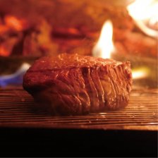 神戸牛のステーキ
